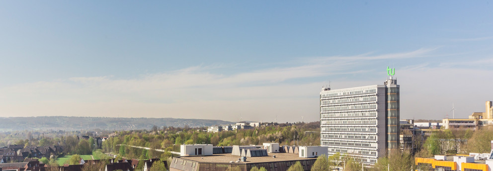 Panorama Campus Nord Panorama Campus Nord mit Mensa, Mathegebäude und Bibliothek
